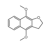 4,9-dimethoxy-2,3-dihydronaphtho[2,3-b]furan结构式