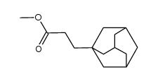 methyl 3-(1-adamantyl)propionate Structure