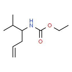 Carbamic acid,[1-(1-methylethyl)-3-butenyl]-,ethyl ester (9CI) Structure
