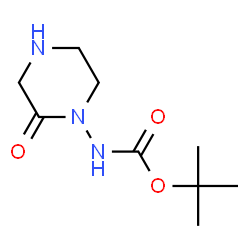 Carbamic acid, (2-oxo-1-piperazinyl)-, 1,1-dimethylethyl ester (9CI)结构式