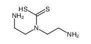 bis(2-aminoethyl)carbamodithioic acid Structure