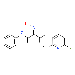 3-[2-(6-FLUORO-2-PYRIDINYL)HYDRAZONO]-2-(HYDROXYIMINO)-N-PHENYLBUTANAMIDE结构式