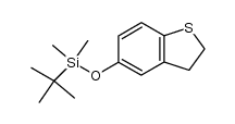 5-(tert-butyldimethylsilyloxy)-2,3-dihydrobenzo[b]thiophene结构式