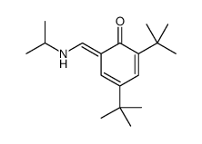 2,4-ditert-butyl-6-[(propan-2-ylamino)methylidene]cyclohexa-2,4-dien-1-one结构式