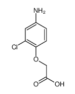 2-(4-amino-2-chlorophenoxy)acetic acid结构式