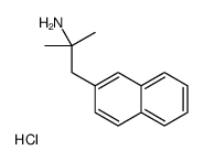 2-(2-Methyl-2-aminopropyl)naphthalene hydrochloride Structure