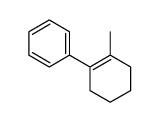 (2-methylcyclohexen-1-yl)benzene Structure