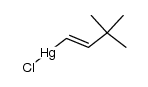 [(E)-3,3-dimethyl-1-butenyl]mercuric chloride Structure