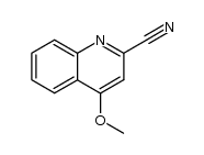 2-cyano-4-methoxyquinoline结构式