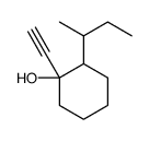 1-ethynyl-2-(1-methylpropyl)cyclohexan-1-ol Structure