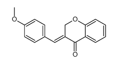 (3E)-3-[(4-methoxyphenyl)methylidene]chromen-4-one Structure