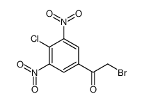 2-bromo-1-(4-chloro-3,5-dinitrophenyl)ethanone结构式