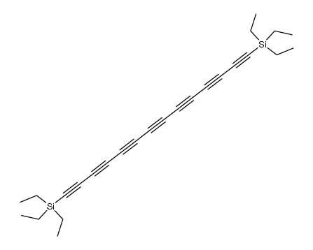 hexa-Si-ethyl-Si,Si'-tetradecaheptaynediyl-bis-silane Structure