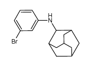 N-(3-bromophenyl)adamantan-2-amine结构式