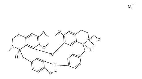 2'-N-Chlormethyl-isotetrandriniumchlorid结构式