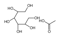 d-Glucitol, acetate Structure