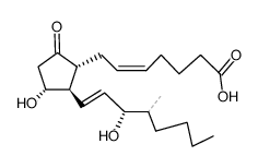 16-methyl prostaglandin E2结构式