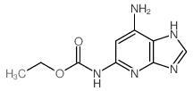 ethyl N-(5-amino-2,7,9-triazabicyclo[4.3.0]nona-2,4,8,10-tetraen-3-yl)carbamate Structure