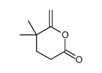 5,5-dimethyl-6-methylideneoxan-2-one Structure