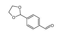4-(1,3-二氧杂环戊烷-2-基)苯甲醛结构式