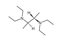 meso-2,3-bis-diethylamino-butane Structure