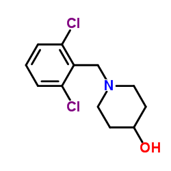 1-(2,6-Dichlorobenzyl)-4-piperidinol structure