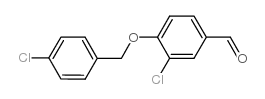 3-chloro-4-[(4-chlorophenyl)methoxy]benzaldehyde structure