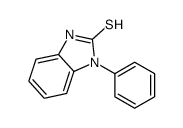 1-苯基-1H-苯并咪唑-2-硫醇结构式