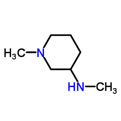 N,1-Dimethyl-3-piperidinamine结构式