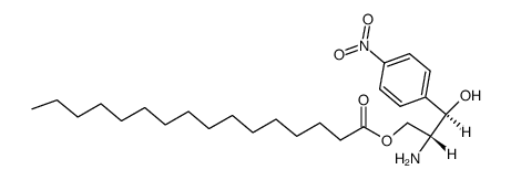 (1R,2R)-2-amino-1-(4-nitro-phenyl)-3-palmitoyloxy-propan-1-ol Structure