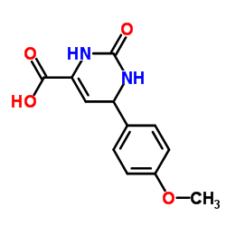 6-(4-Methoxyphenyl)-2-oxo-1,2,3,6-tetrahydro-4-pyrimidinecarboxylic acid结构式