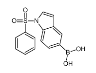 1-(苯基磺酰基)-5-吲哚硼酸图片