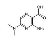 3-amino-5-dimethylamino-pyrazine-2-carboxylic acid Structure