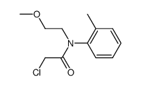 N-chloroacetyl-N-(2-methoxyethyl)-2-methylaniline结构式
