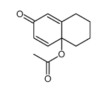 4a-acetoxy-5,6,7,8-tetrahydro-4aH-naphthalen-2-one Structure