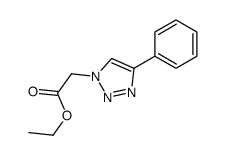 ethyl 2-(4-phenyltriazol-1-yl)acetate Structure