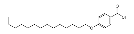 4-tetradecoxybenzoyl chloride Structure