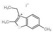 2,6-二甲基-3-乙基碘化苯并噻唑结构式