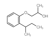 1-(2-butan-2-ylphenoxy)propan-2-ol结构式