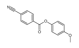 p-Cyanobenzoic acid p-methoxyphenyl ester Structure