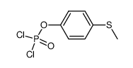 4-(methylthio)phenyl phosphorodichloridate Structure