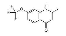 4-Hydroxy-2-methyl-7-trifluoromethoxyquinoline structure