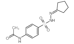 N-(4-((2-Cyclopentylidenehydrazino)sulfonyl)phenyl)acetamide picture