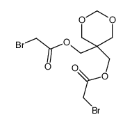 [5-[(2-bromoacetyl)oxymethyl]-1,3-dioxan-5-yl]methyl 2-bromoacetate结构式