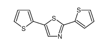 2,5-dithiophen-2-yl-1,3-thiazole结构式