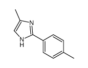 4-METHYL-2-P-TOLYL-1H-IMIDAZOLE结构式