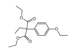 DIETHYL 4-ETHOXYPHENYLETHYLMALONATE structure