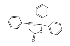 3-acetoxy-1,3,3-triphenylpropyne结构式