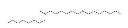 N,N'-dimethyl-N,N'-dioctylhexane-1,6-diamine Structure