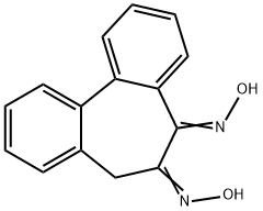 5H-Dibenzo[a,c]cycloheptene-5,6(7H)-dione dioxime结构式